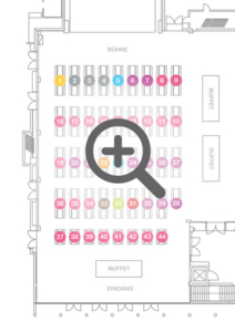 Ferrero Convention 2025 Tischplan Voransicht